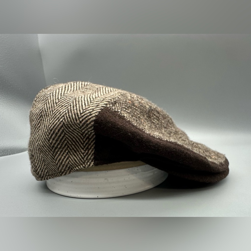 Dockers Mixed Media Mens Ivy Ear Flap Cap Hat / News Boy Styler Hat